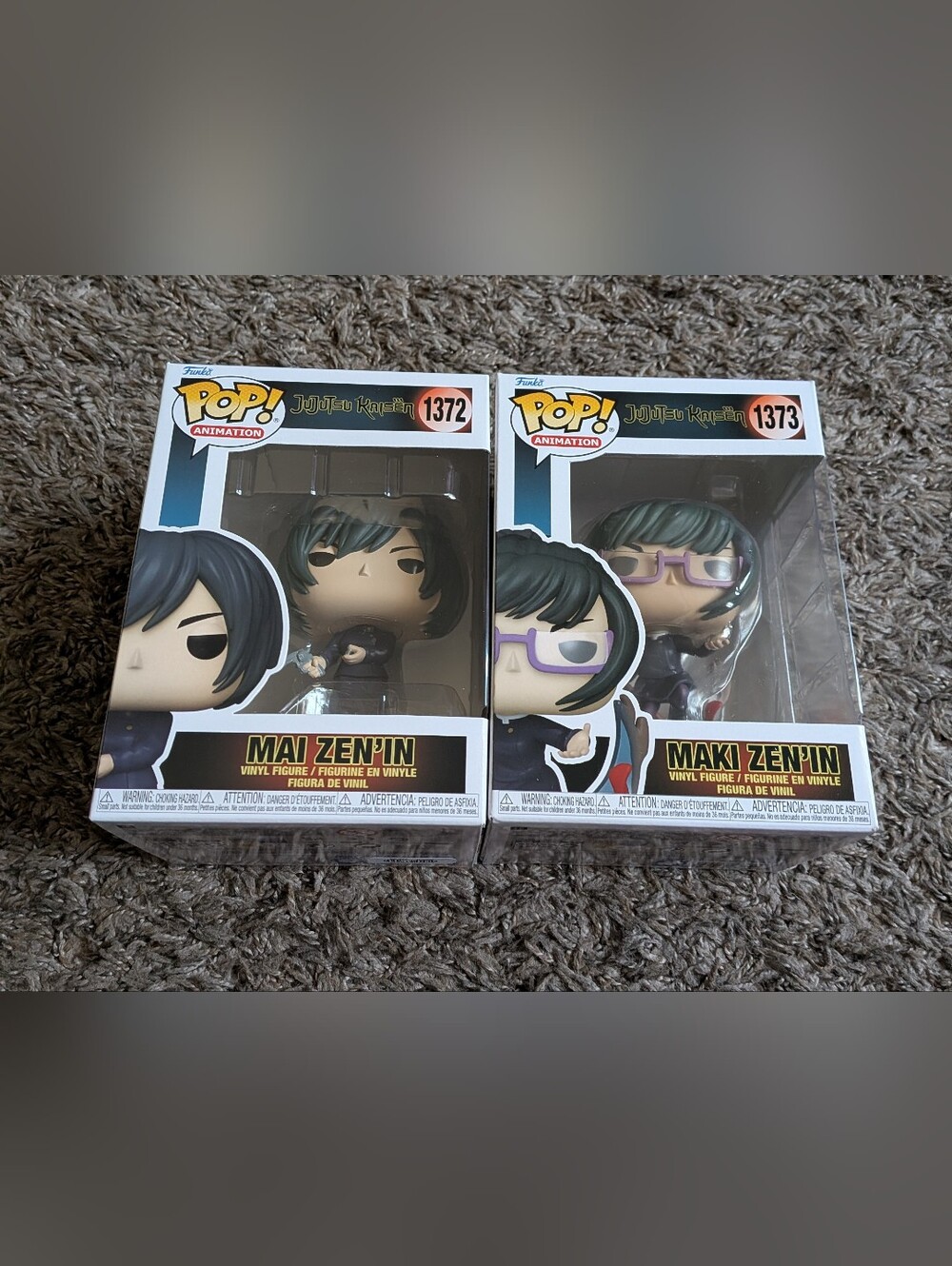 Jujutsu Kaisen Maki & Mai Zen'in 1372 1373 Sisters JJK Funko Pop Lot NEW